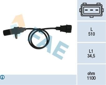 Sensor, crankshaft pulse 79007