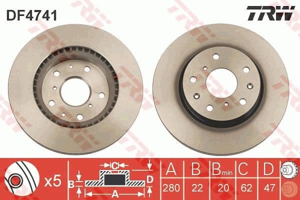 Brake Disc DF4741