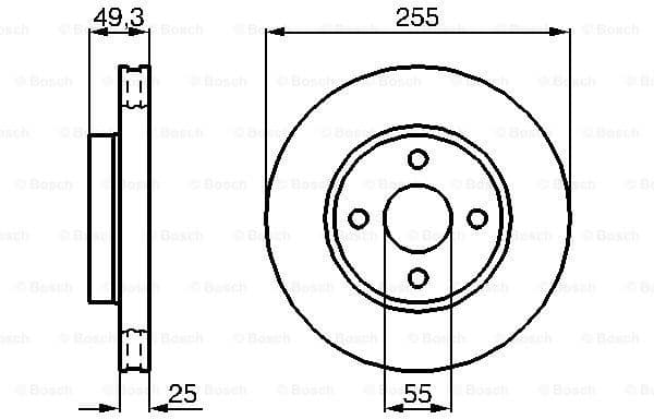 Brake Disc 0986479084