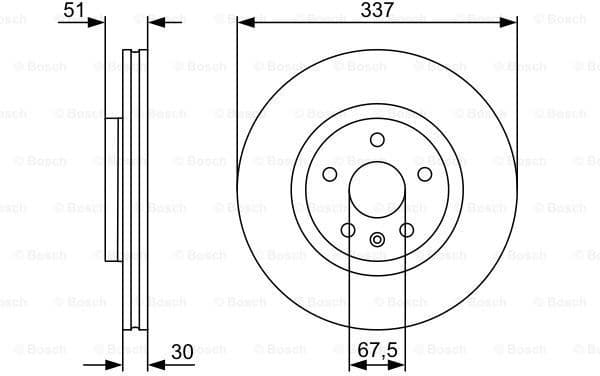 Brake Disc 0986479545