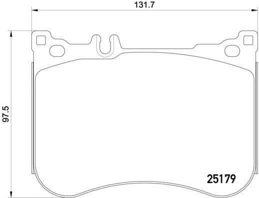 Brake Pad Set, disc brake PRIME LINE P50095