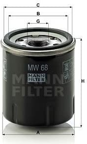 Oil Filter MW68
