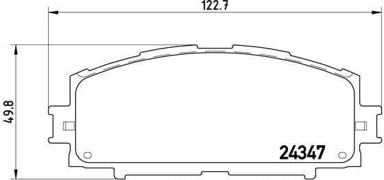 Brake Pad Set, disc brake PRIME LINE P83086