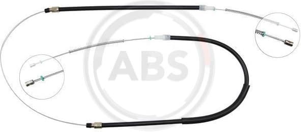 Cable Pull, parking brake K10315