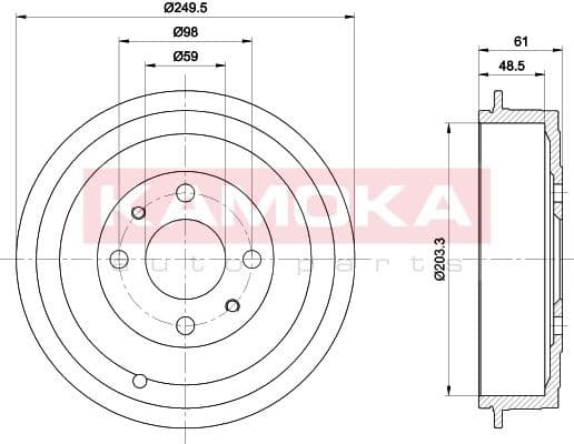 Brake Drum 104004
