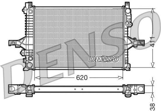 Radiator, engine cooling DRM33066