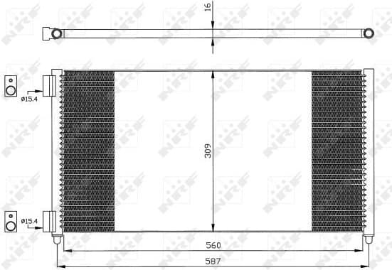 Condenser, air conditioning EASY FIT 35496 - image 2