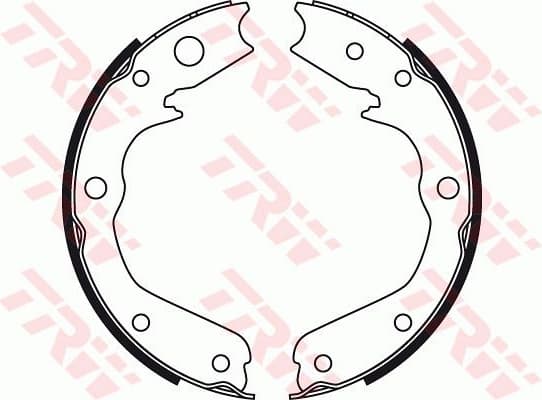 Brake Shoe Set, parking brake GS8497 - image 2