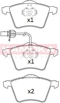 Brake pads front JQ101165