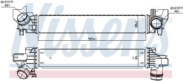 Charge Air Cooler ** FIRST FIT ** 96378