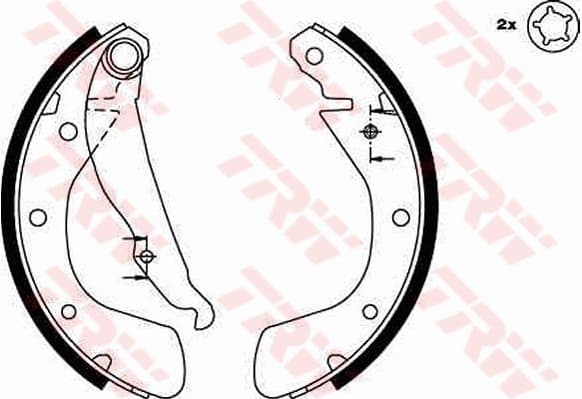 Brake Shoe Set GS8542
