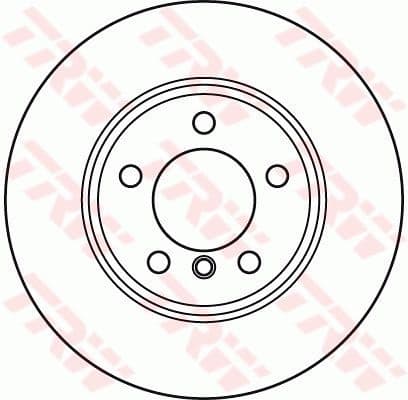 Brake Disc TRW SINGLE DF6119S - image 2