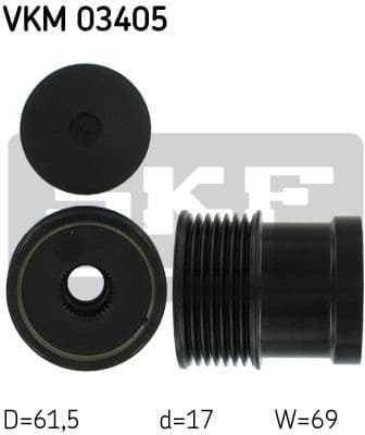 Alternator Freewheel Clutch VKM 03405