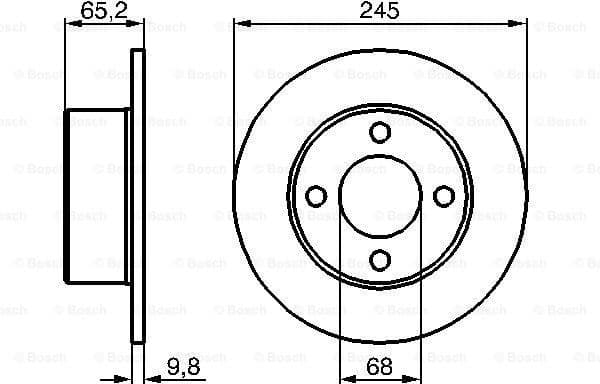 Brake Disc 0986478073 - image 2