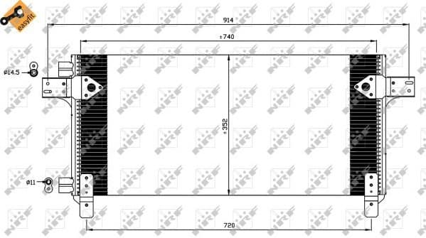 Condenser, air conditioning EASY FIT 35620 - image 2