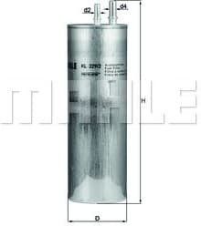 Filter diesel fuel KL229/5 - image 2