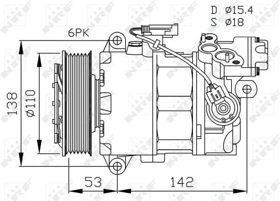 Compressor, air conditioning EASY FIT 32463