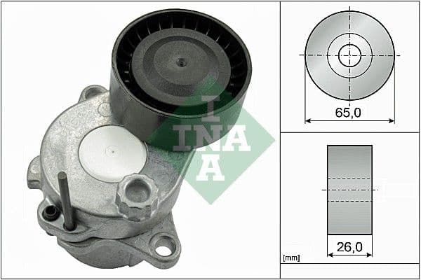 Belt Tensioner, V-ribbed belt 534059210