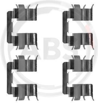 Accessory Kit, disc brake pad 1272Q