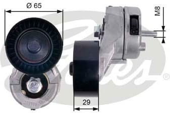 Belt Tensioner, V-ribbed belt DriveAlign™ T38356