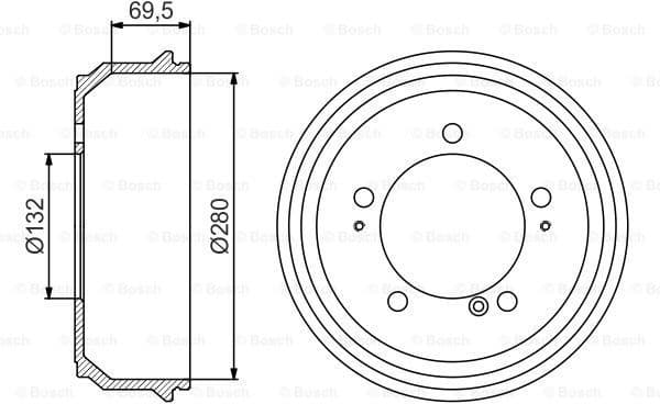 Brake Drum 0986477169