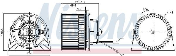 Interior Blower 87443