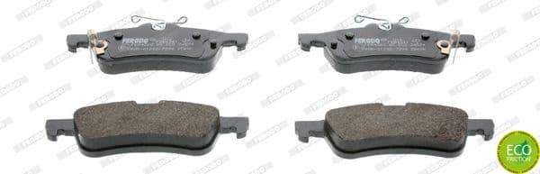 Brake pads rear, Top Quality FDB4041 - image 2