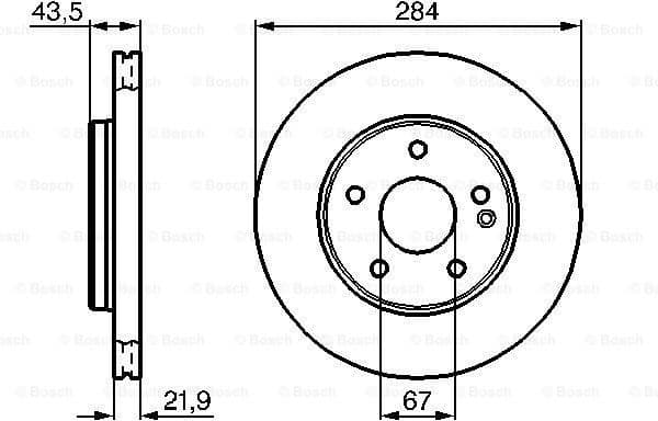 Brake Disc 0986478301 - image 5