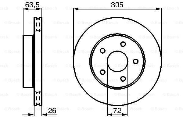 Brake Disc 0986478772 - image 5