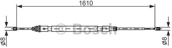 Cable Pull, parking brake 1987477238
