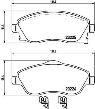 Brake Pad Set, disc brake PRIME LINE P59036