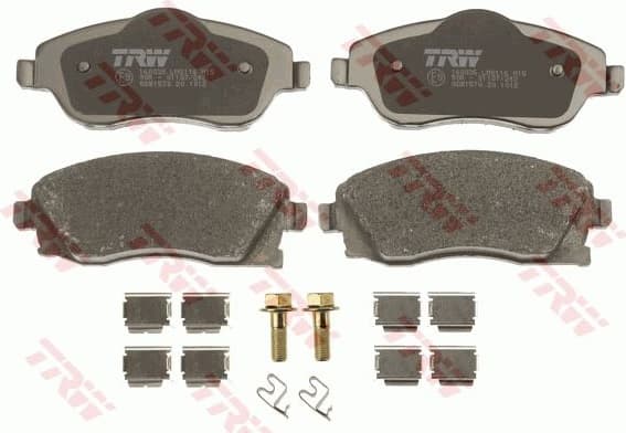 Brake Pad Set, disc brake COTEC GDB1570 - image 2