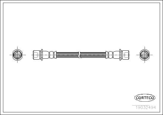 Brake Hose 19032494 - image 2