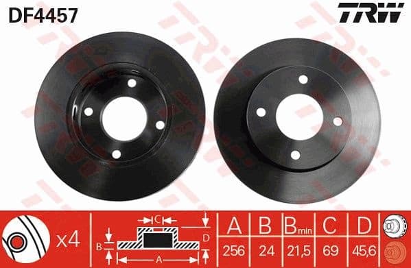 Brake Disc DF4457