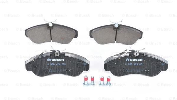 Brake Pad Set, disc brake 0986424031