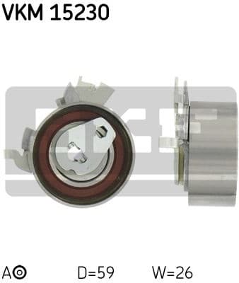 Tensioner Pulley, timing belt VKM 15230
