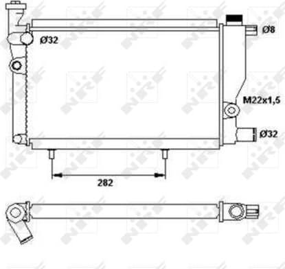 Radiator, engine cooling 52024 - image 2