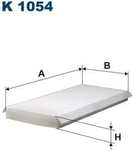 Filter, cabin air K1054