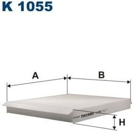 Filter, cabin air K1055