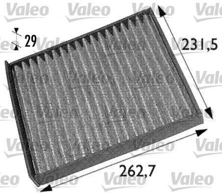 Filter, cabin air VALEO PROTECT 698708