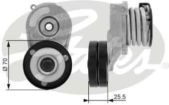Belt Tensioner, V-ribbed belt DriveAlign™ T38432
