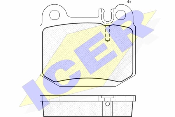 Brake pads rear 181391 - image 2
