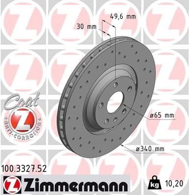 Brake Disc SPORT BRAKE DISC Z 100.3327.52