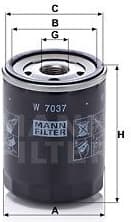 Oil Filter W7037