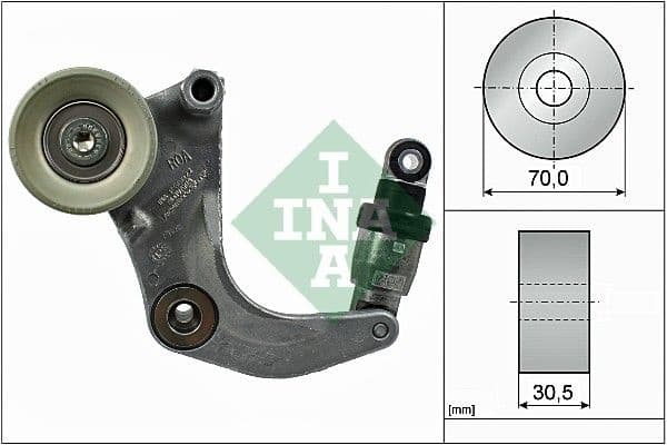 Belt Tensioner, V-ribbed belt 534053410
