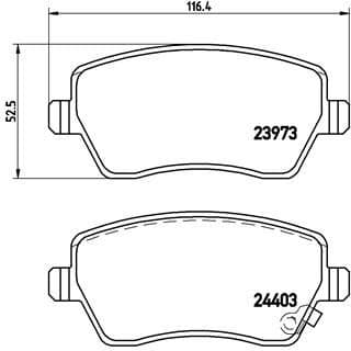 Brake Pad Set, disc brake PRIME LINE P59050