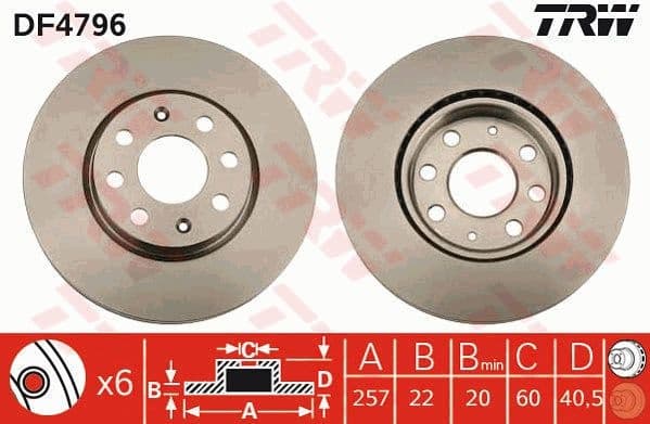 Brake Disc DF4796