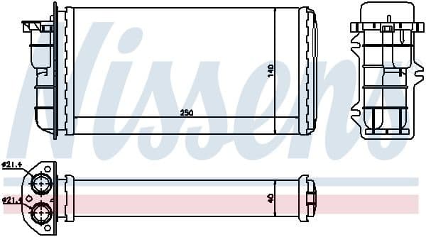 Heat Exchanger, interior heating 71441