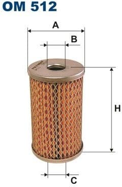 Filter, operating hydraulics OM512
