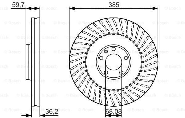 Brake Disc 0986479A31 - image 2